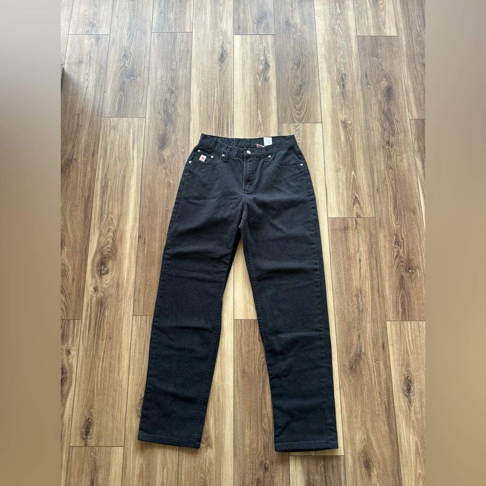 Rockies Women's Straight Leg Black Jeans size 13L relaxed